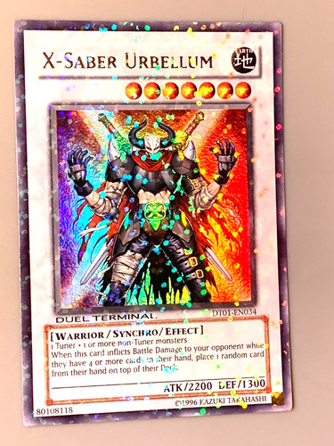 X-Saber Urbellum DT01-EN034 YuGiOh Duel Terminal 1 card