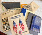 11 Vintage Stamp Collecting Books Pamphlets Catalogs/No Stamps — photo 1