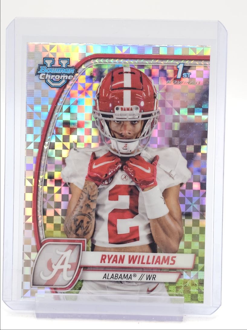 RYAN WILLIAMS 2024 BOWMAN U CHROME 1ST X-FRACTOR REFRACTOR Q2550