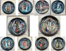 The Russian Seasons Plates with COAs The Bradford Exchange Full Set of 10