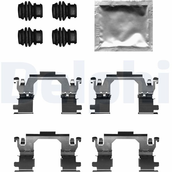 ZubehöRsatz Scheibenbremsbelag Delphi LX0709 FüR Renault Espace Megane Toyota 4-image