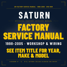 2003 2004 2005 Saturn L200 Lw200 Service Repair Manual Dvd