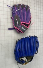 Pink And Blue Franklin Mesh Tek Youth Baseball/Tee Ball Gloves