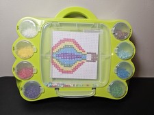 Perler Beads Fuse Craft Activity Case Travel Storage Carrying Center NEW
