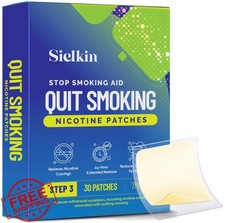 Nicotine Patches 7mg Step 3, Quit Smoking Aid, 30 Patches