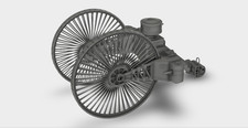 Zar Tank Zar Tank (carro armato Lebedenko) URSS WW1 kit di montaggio stampa 3D 1:160 - 1:35