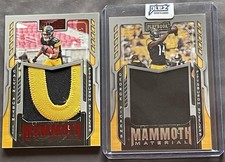 Calvin Austin III 2022 Playbook Mammoth Material 2-Color Jersey Patch /25 +1 RCs