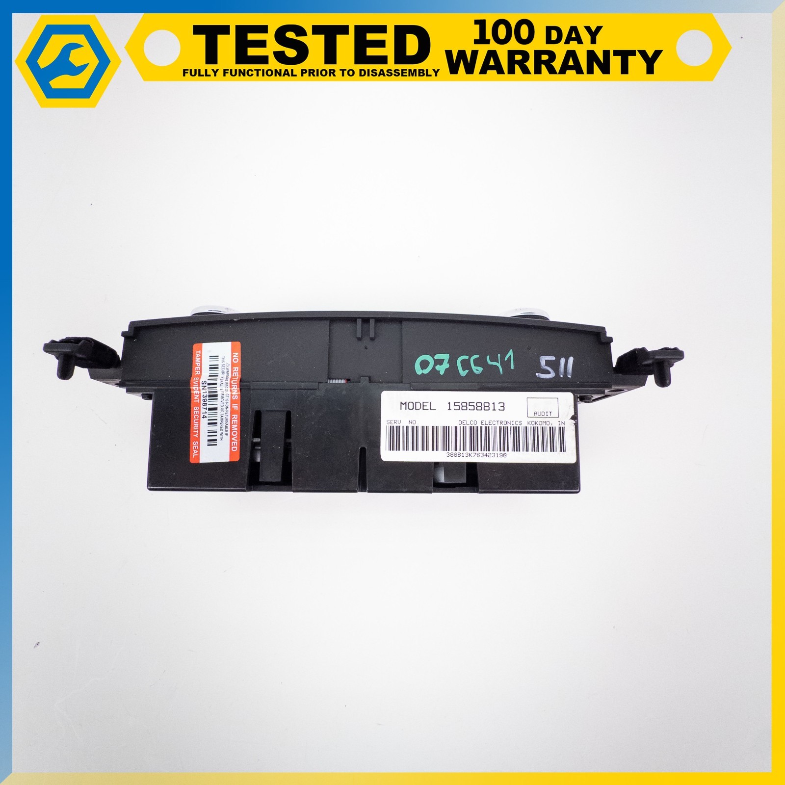 05-13 CHEVROLET CORVETTE C6 DUAL ZONE AC HEATER CLIMATE CONTROL SWITCH OEM