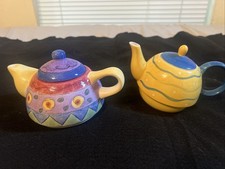 Lot Of Two Collectible Ceramic Tea Pots