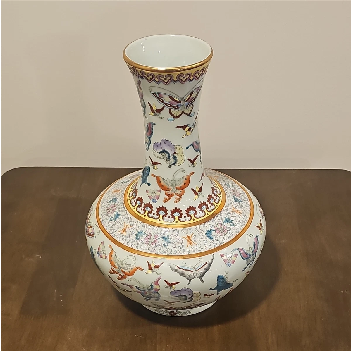 中国蝴蝶花瓶印第安纳收藏中国花瓶、罐子(1900-现在) | eBay