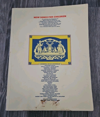 Neue Lieder für Kinder entworfen von John Gorham 1974 Weise Publikationen Musik Buch