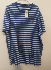 NWT MENS POLO RALPH LAUREN S/S T-SHIRT STRIPES SZ XXL