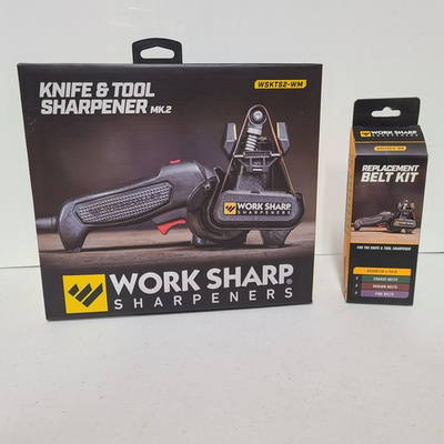 #ad #ad Work Sharp MK2 Electric Knife and Tool Sharpener New in Box with Free Belt Kit $64.99