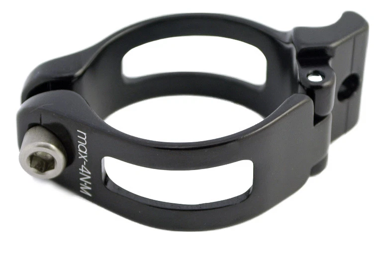 Abrazadera adaptadora desviador delantero OMNI Racer Dura Ace Ultegra 105: NEGRO 34,9 mm Foto 2 de 4