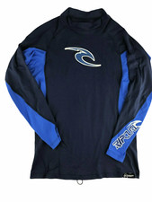Ripcurl Long Sleeve Rash Guard Shirt. Dark Navy Blue Women's Medium. Swimming