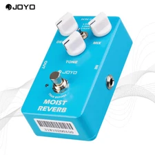 JOYO Reverb Pedal Digital Guitar Pedal with 3 Reverb Studio Church Plate (Open