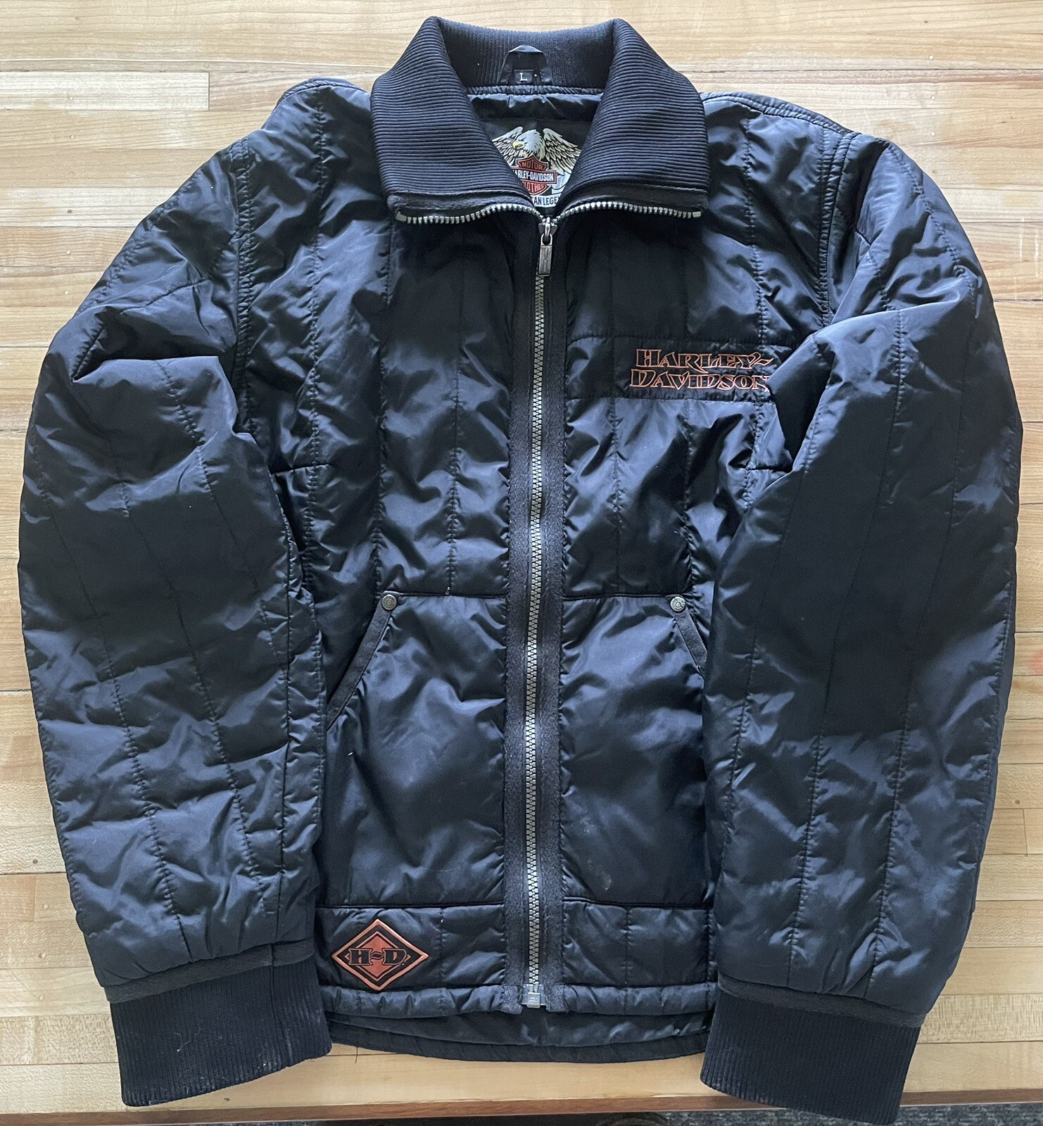 Womans Large Harley Davidson jacket eBay