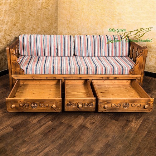 Voglauer Bauernliege Rustikal Anno 1600 Sofa Tagesbett Couch Landhausstil Antik - Bild 2 von 7
