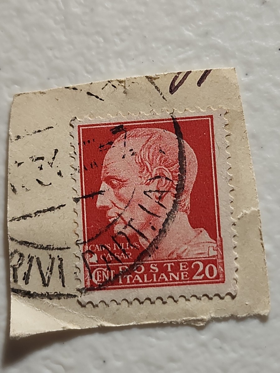 ITALY 1929 IMPERIAL DEFINITIVES 20 CENT RED CAESAR POSTE