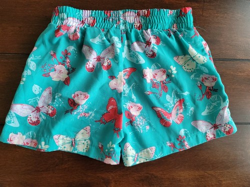 Faded Glory Girls Green Floral Shorts Size S 6-6x - Picture 5 of 5