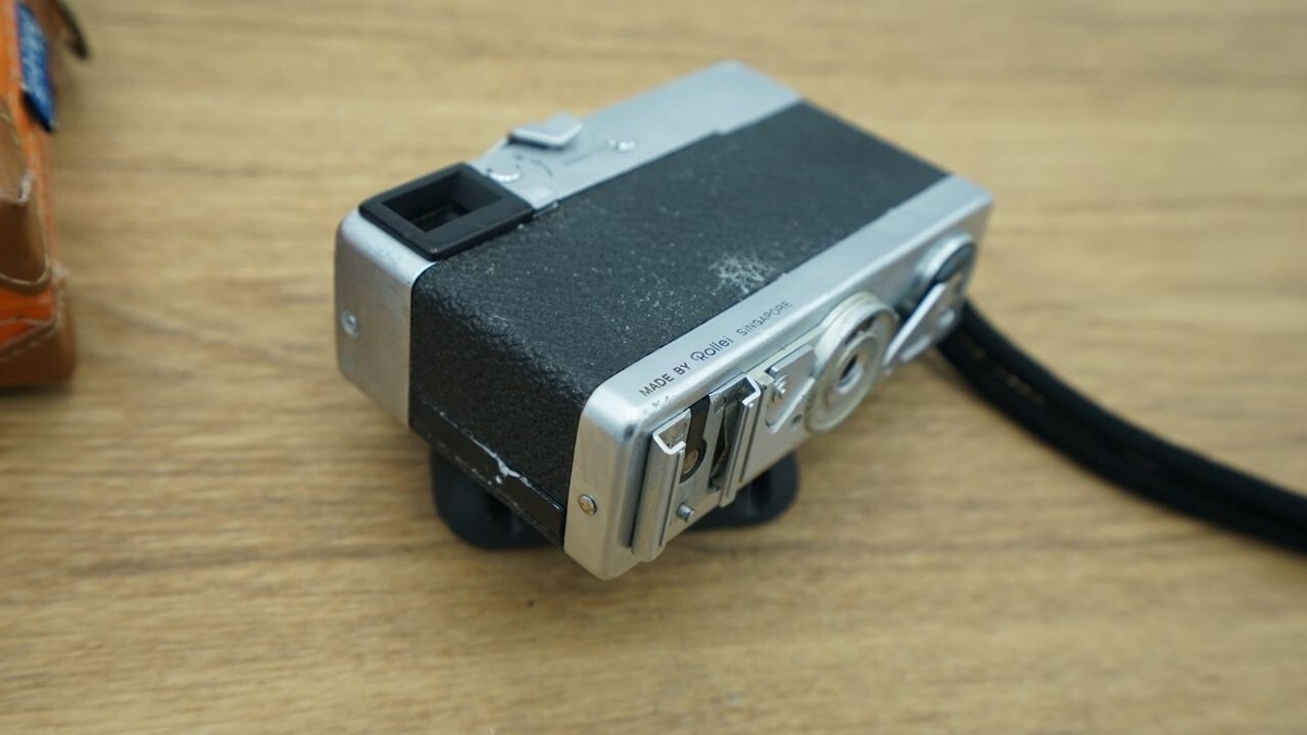 ROLLEI 35 Singapore 35mm Compact Film Camera Black Silver MF