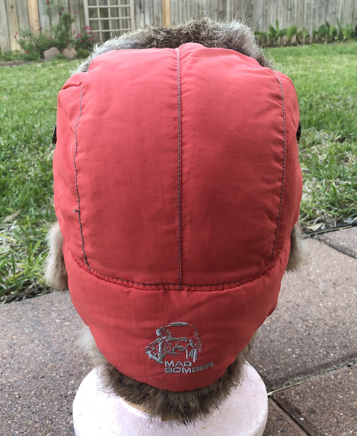 Vintage Mad Bomber Aviator Rabbit Fur Trapper Hat Sal… Gem