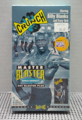 #ad #ad Crunch Master Blaster VHS VCR Video Tape Billy Banks Tracy York $12.11