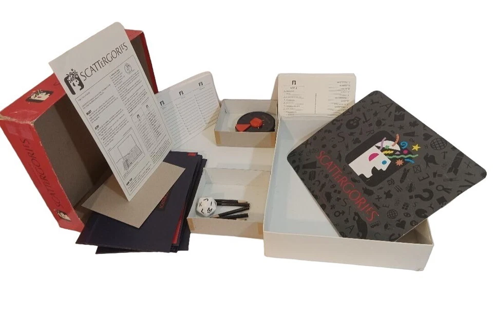 Milton Bradley The Game Of Scattergories Vintage Old 1988 Replacement Pieces - Image 4 of 4