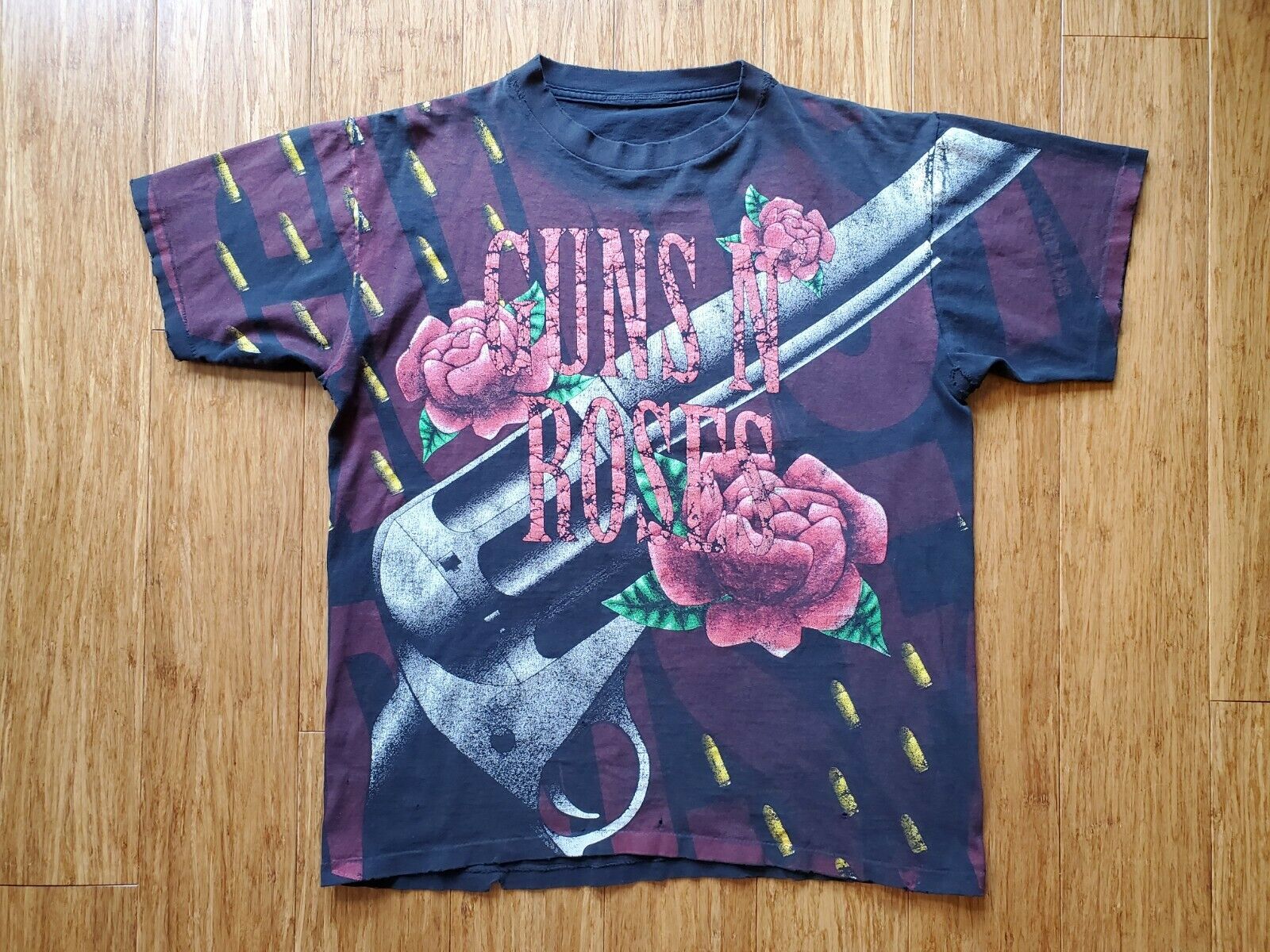 GUNS N'ROSES ガンズアンドローゼズ90sヴィンテージTシャツ USA smcint.com