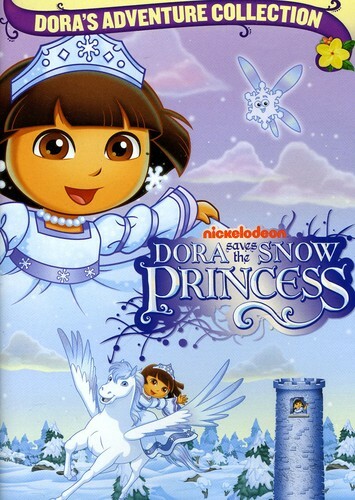 dora snow princess dress Medium, One Color)