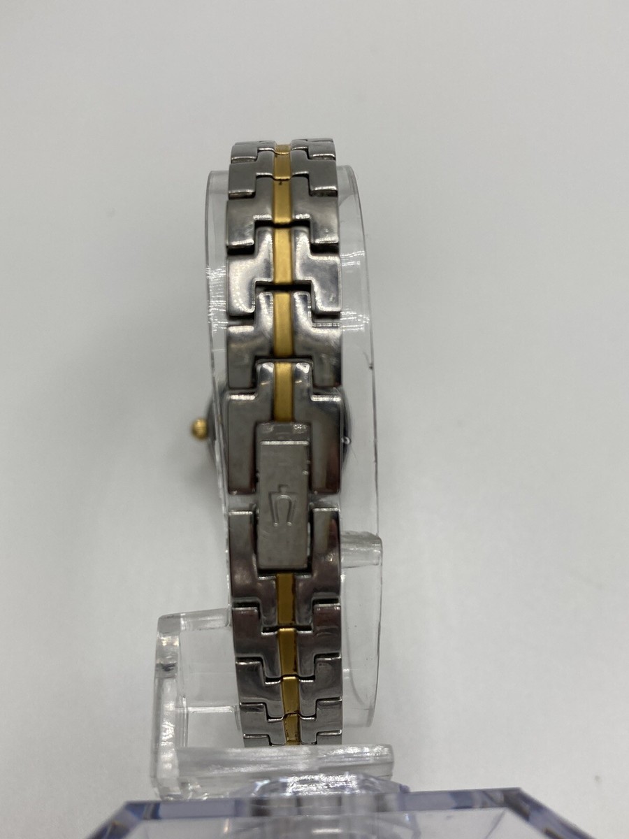 Bulova C999276 Ladies Stainless Steel Crystal Bezel Bracelet  display picture 2