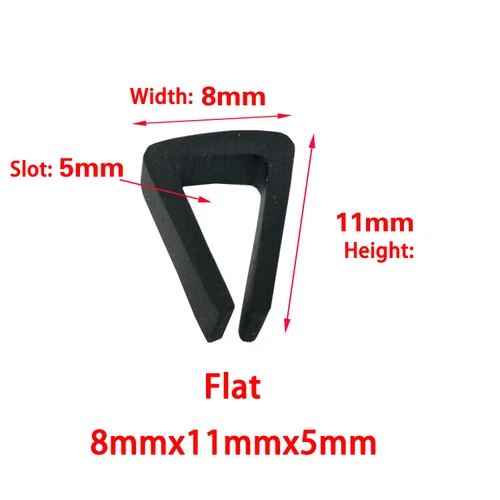 Kantenschutz Gummi Fassungsprofil Gummidichtung U\Profil Steckplatz 1mm Bis 20mm - Bild 8 von 8