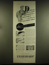 1938 Eversharp Pen Advertisement - in French