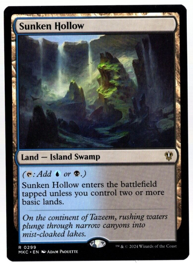 Sunken Hollow 0299 Non Foil Rare Murders at Karlov Manor MTG NM