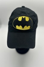 Gorra Batman Gorra Ajustable Espalda Negra Talla Única Logo Bordado