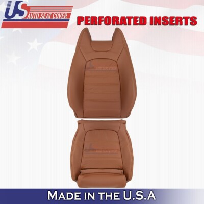 2015 to 2023 For Mercedes Benz C300 Driver Bottom & Top Vinyl Cover Saddle Brown