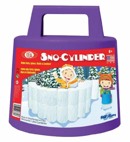 Sno-Cylinder Toy Forts Igloos Walls & Castles SNOW 7 1/2" x 8 1/4" x 8" - Picture 2 of 3