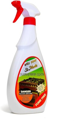 Pack of 2: WELL DONE St. Moritz Oil & Grease Remover Cold Action - 27 Oz(750 ml)