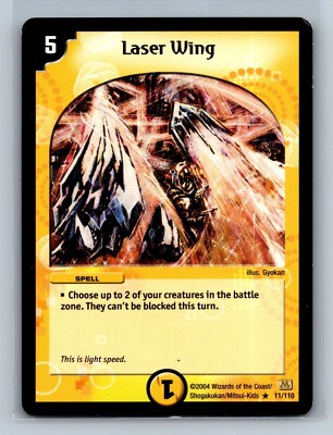 Duel Masters - Laser Wing 11/110 - RARE - Base Set