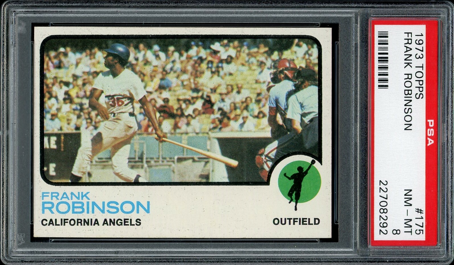 1973 Topps Baseball #175 Frank Robinson PSA 8