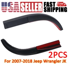 For Jeep Wrangler JK 2007-2018 Water Rain Diverters Gutter Extension Accessories