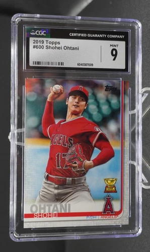 Shohei Ohtani, Topps 2019, Series 2 #600, CGC 9, MINT, 6040387009