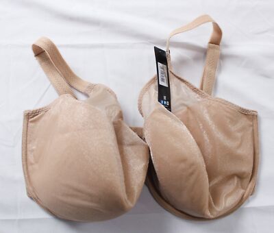 Glossies Women's High Apex Lightly Padded Underwired Bra LB3 Nude Size 34I