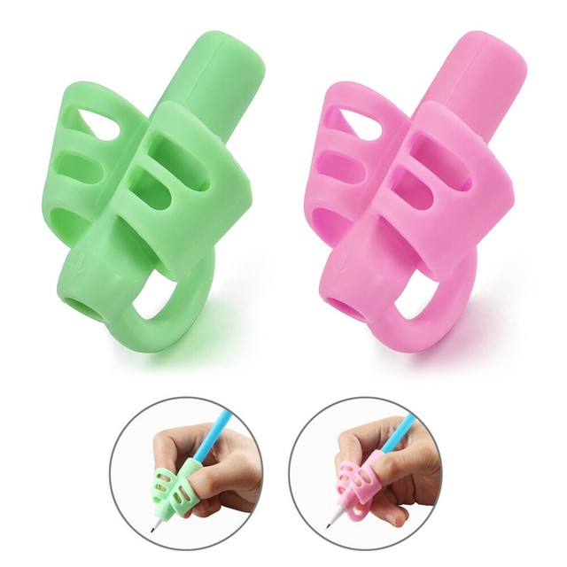 2/3finger Holder Silicone Baby Pen Pencil Holder Help Kid Learn