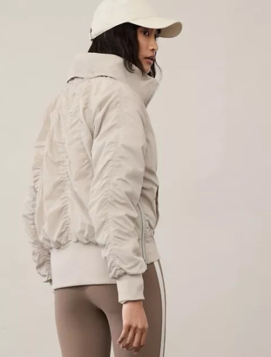 Athleta Jetset Bomber size XL X Large Abalone #818839 | eBay