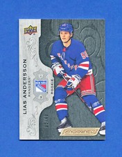 2018 UPPER DECK ENGRAINED HOCKEY LIAS ANDERSSON /49 new york rangers rookie RC
