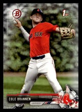 2017 Bowman Draft #BD-193 Cole Brannen Card Boston Red Sox