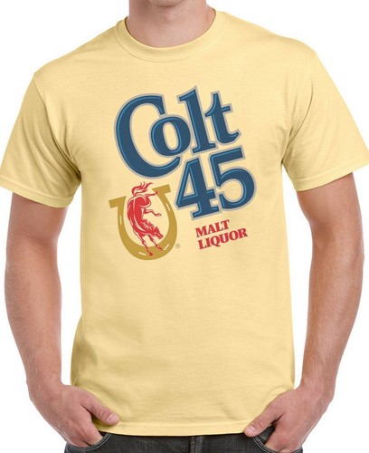 Camiseta de licor de malta Colt 45. Gris, caqui, blanca, amarilla. S-3X envío gratuito a EE. UU. - Imagen 5 de 5