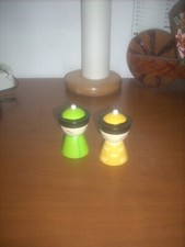 coppia sale e pepe in plastica marca  alessi con difetti leggi....