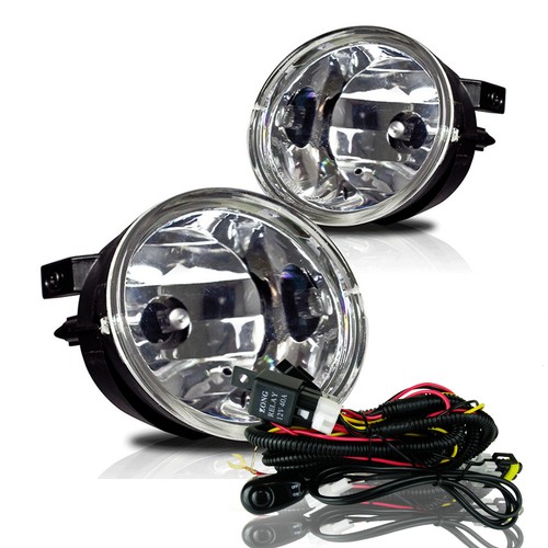 Fit 0507 Armada / 0412 Titan Fog Lights w/Wiring Harness Relay Switch Clear eBay